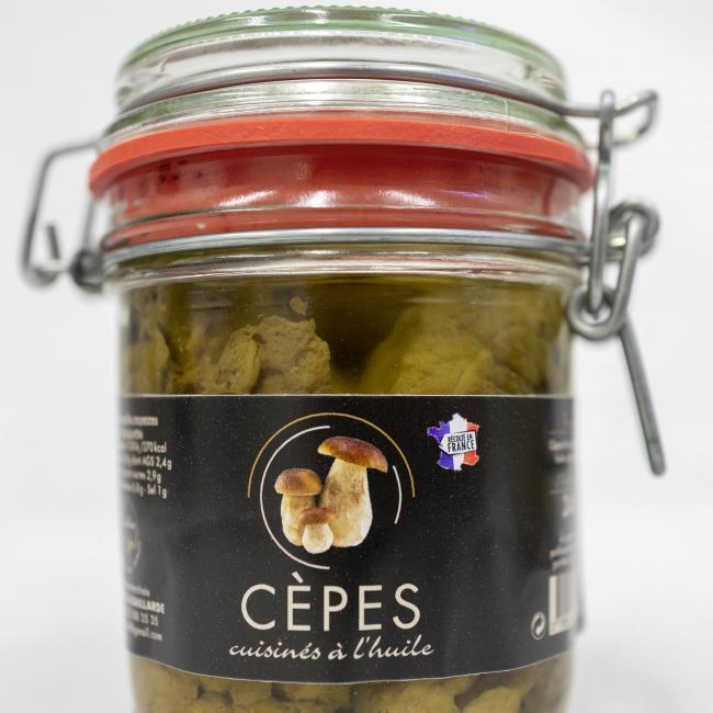 Cèpes cuisinés à l'huile bocaux - Cèpes cuisinés à l'huile